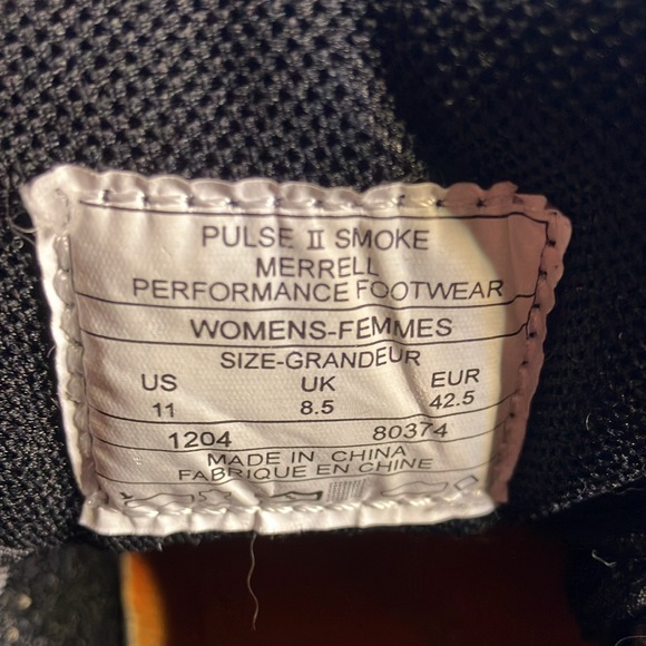Merrell Pulse II Smoke Woman’s Performance Shoe, Size 11 - Picture 7 of 8